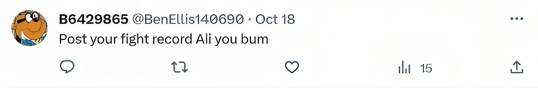 Comments on the tweet